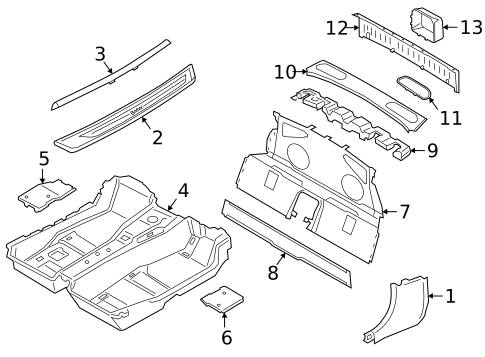 Interior Trim - Pillars for 2021 BMW Z4 #0