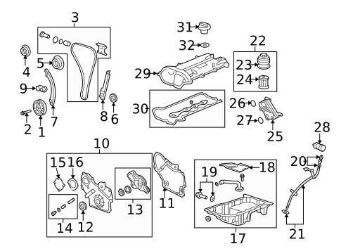 Gaskets & Sealing Systems for 2006 Pontiac Solstice #0