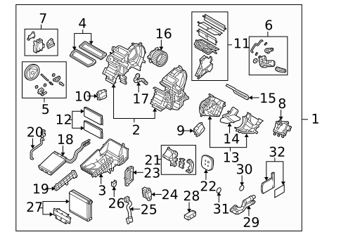 Blower Motor & Fan for 2011 Mazda 3 #1