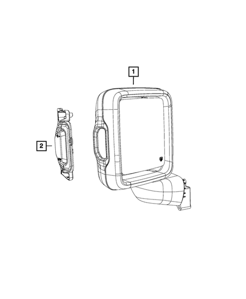 Lamps-Interior and Exterior for 2019 Jeep Wrangler #7