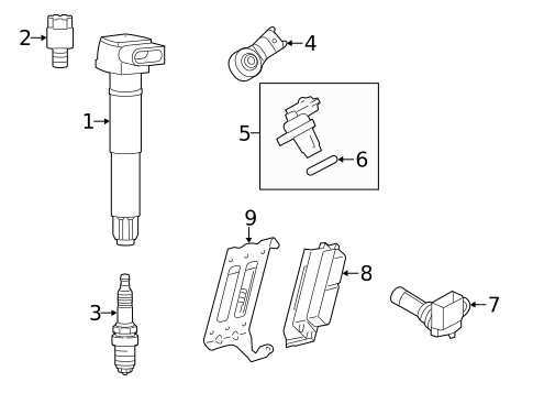 Ignition System for 2015 Porsche Panamera #0