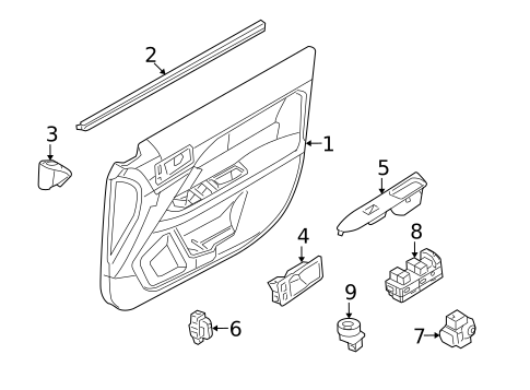 Mirrors for 2008 Mercury Milan #1