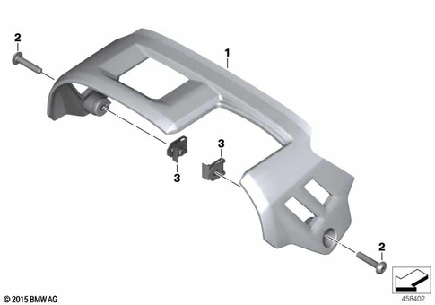 Motorcycle Trim Section, Windshield for 2009 BMW-Motorrad K 1300 R #11