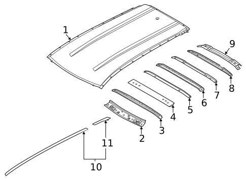 Roof & Components for 2022 Nissan Rogue #0