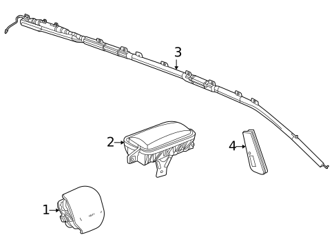 Air Bag Components for 2021 Cadillac Escalade #0