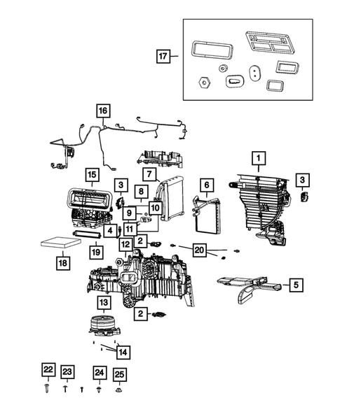 Air Conditioner and Heater Units for 2020 Ram 3500 #3