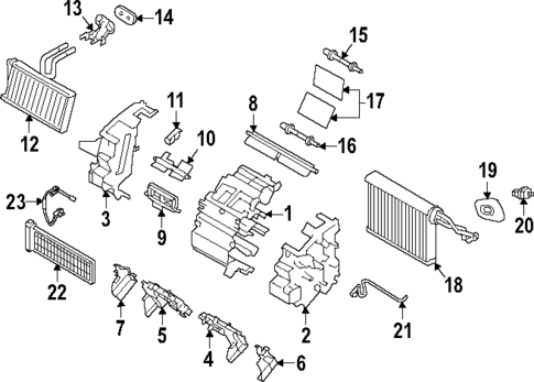 HVAC Case for 2024 Subaru Impreza #1