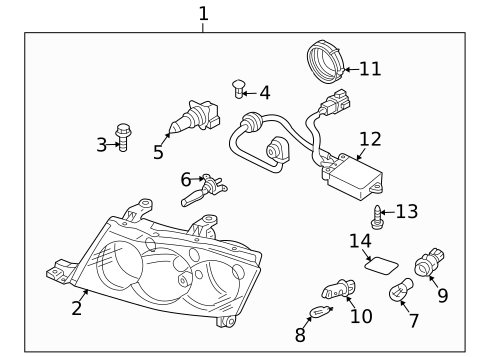 Bulbs - Chassis for 2004 INFINITI M45 #0