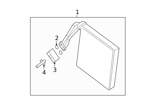 Condenser, Compressor & Lines for 2013 INFINITI JX35 #1