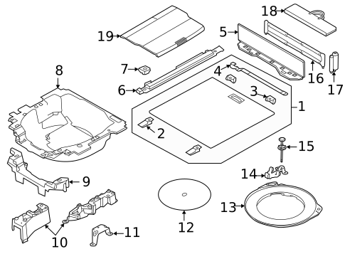 Interior Trim - Rear Body for 2019 Land Rover Range Rover #0