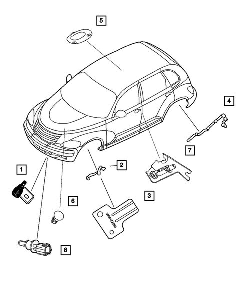 Sensors for 2004 Chrysler PT Cruiser #1