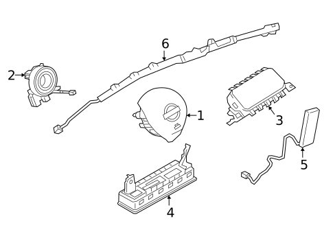 Air Bag Components for 2025 Nissan Kicks Play #0