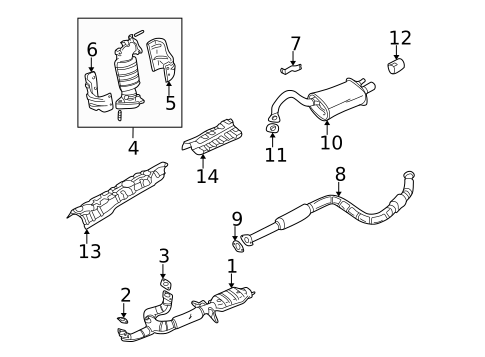 Exhaust Components for 2004 Dodge Stratus #0