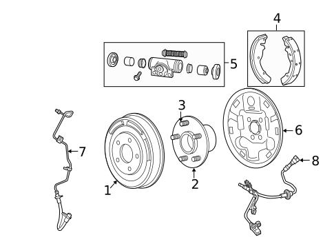 Brake Components for 2007 Chrysler Sebring #0
