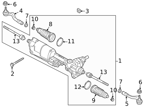 Steering Gear & Linkage for 2017 Audi Q5 #0