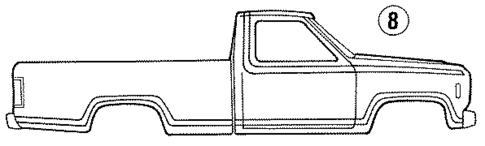 Stripe Tape for 1985 Ford Ranger #0