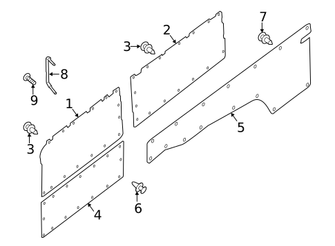 Interior Trim - Side Panel for 2013 Nissan NV3500 #0