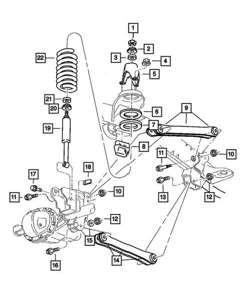 Front Suspension for 2002 Dodge Ram 2500 #2
