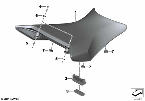Bench Seat for 2018 BMW-Motorrad S 1000 RR #0