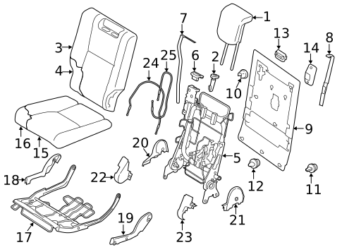 Third Row Seats for 2019 Subaru Ascent #1