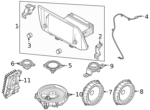 Antenna & Radio for 2021 Hyundai Sonata #0