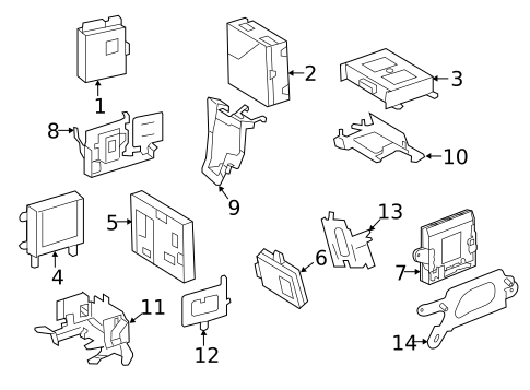 Control Components for 2007 Mercedes-Benz S600 #3