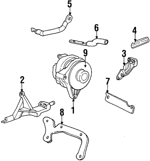 Alternator for 1996 Buick Riviera #1