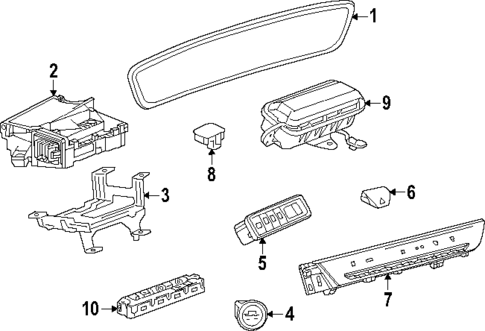 Cluster & Switches for 2022 Buick Envision #1
