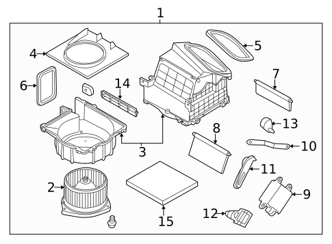 Blower Motor & Fan for 2019 Nissan 370Z #0