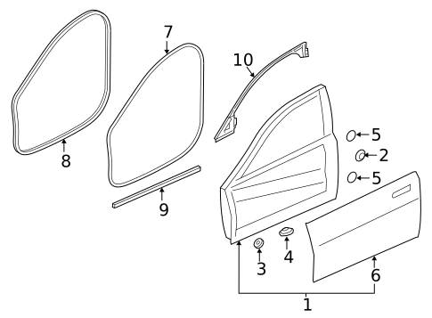 Door & Components for 2020 Jaguar F-Pace #4