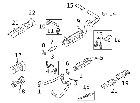Exhaust Components for 2015 Ford E-350 Super Duty #0
