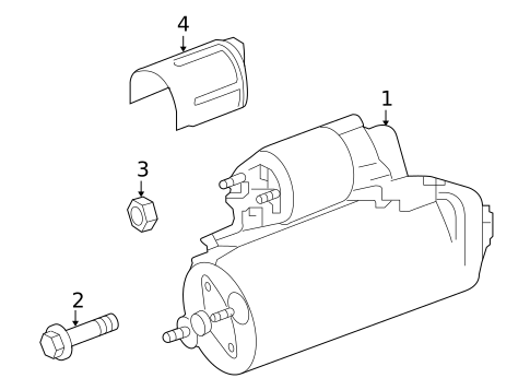 Starter for 2012 Porsche Panamera #0