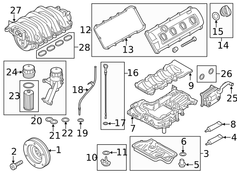 Belts & Pulleys for 2012 Audi A8 Quattro #3