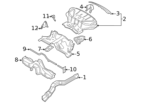 Floor & Rails for 2012 Porsche 911 #6