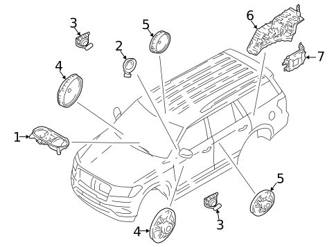 Sound System for 2018 Lincoln Navigator #1