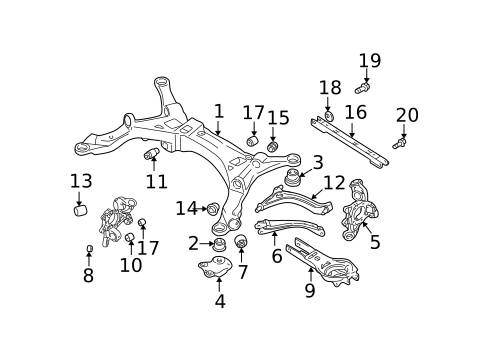 Rear Suspension for 2007 Volvo XC70 #0
