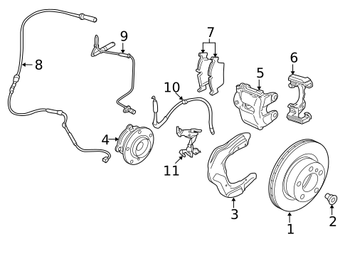 Brake Components for 2015 BMW 328i #4