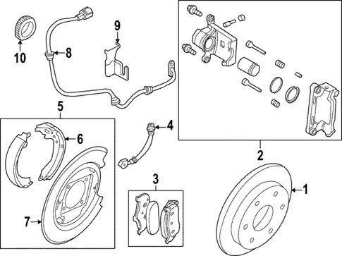 Rear Brakes for 2023 Nissan Frontier #0