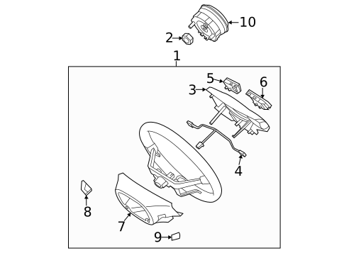Shroud, Switches & Levers for 2012 Kia Forte Koup #3