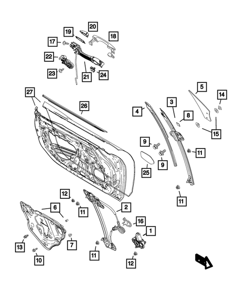 Front Door for 2018 Fiat 124 Spider #0