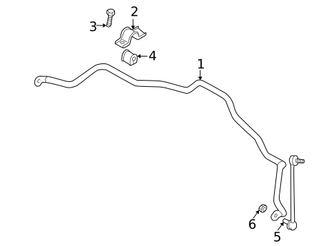 Stabilizer Bar & Components for 2003 Chrysler Sebring #4