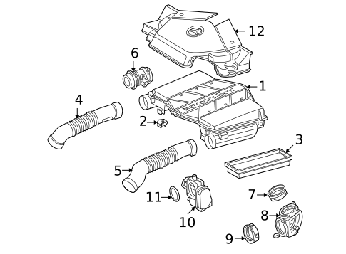 Filters for 2004 Mercedes-Benz CLK 500 #0