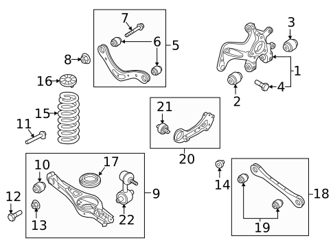 Rear Suspension for 2017 Kia Niro #0