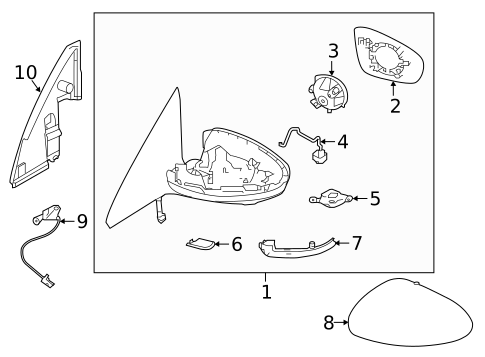 Mirrors for 2019 Nissan Altima #0