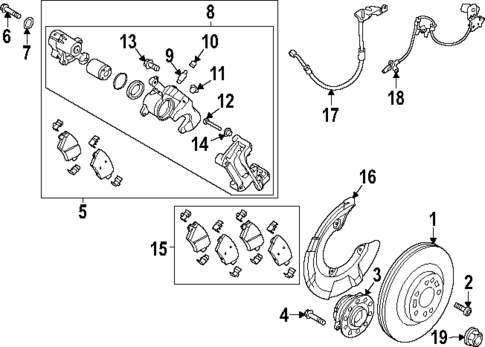 Brake Components for 2025 Genesis G90 #4