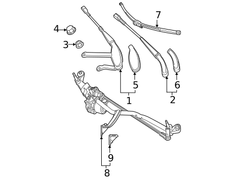 Wipers for 2021 Mercedes-Benz AMG GT 63 S #0