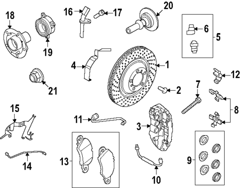Front Brakes for 2025 Porsche 718 Spyder #0