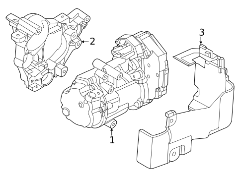 Condenser, Compressor & Lines for 2023 Nissan ARIYA #3