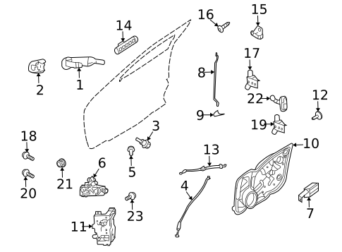 Keyless Entry Components for 2010 Mercury Milan #0