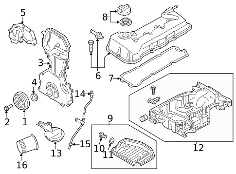 Engine Parts for 2018 Nissan Rogue #0